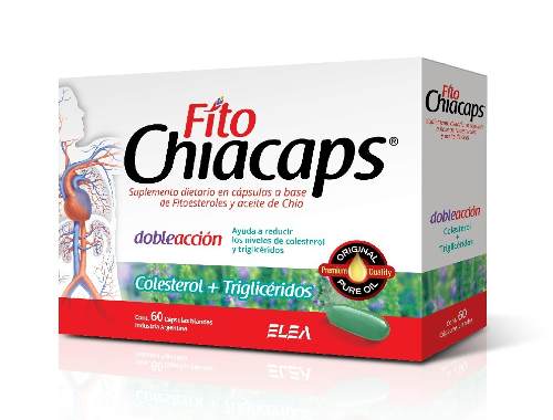 Fito Chiacaps Omega 3 Chía + Fitoesteroles x 60 Caps