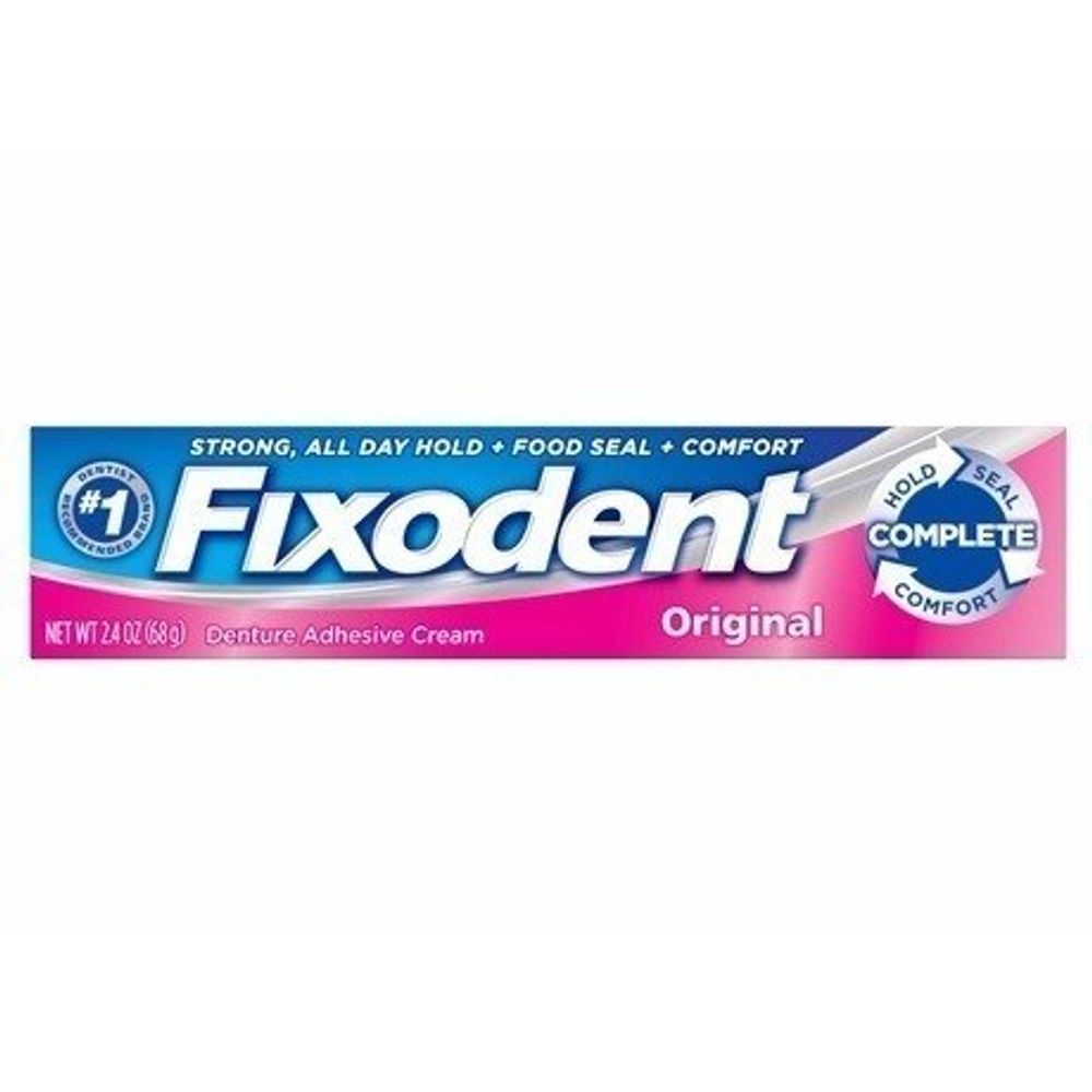 Fixodent En Pedidosfarma Fixodent Adhesivo Para Protesis Dental Original 68g Pedidosfarma