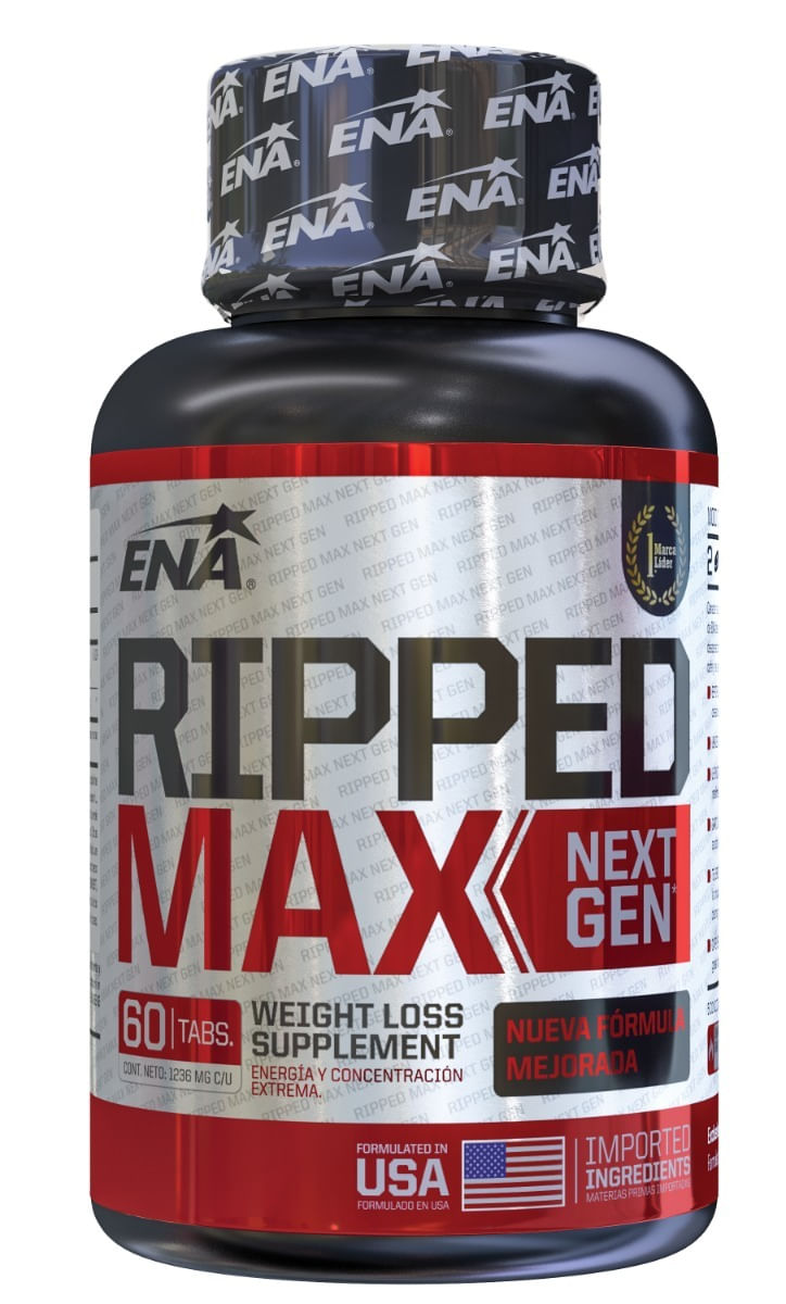 Ena Sport Ripped Max Next Gen 60 Tabs Quemador