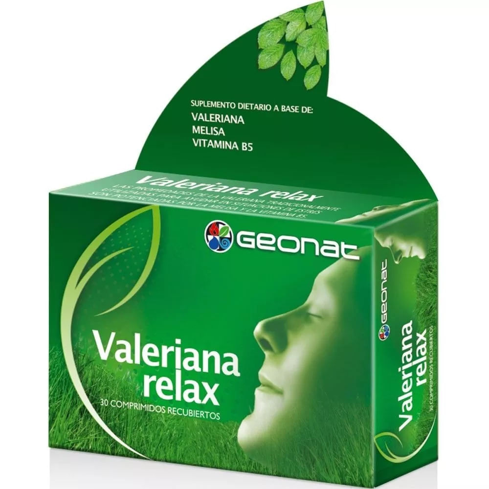 Geonat Valeriana Sedante Natural Ansiedad x 40 Comp