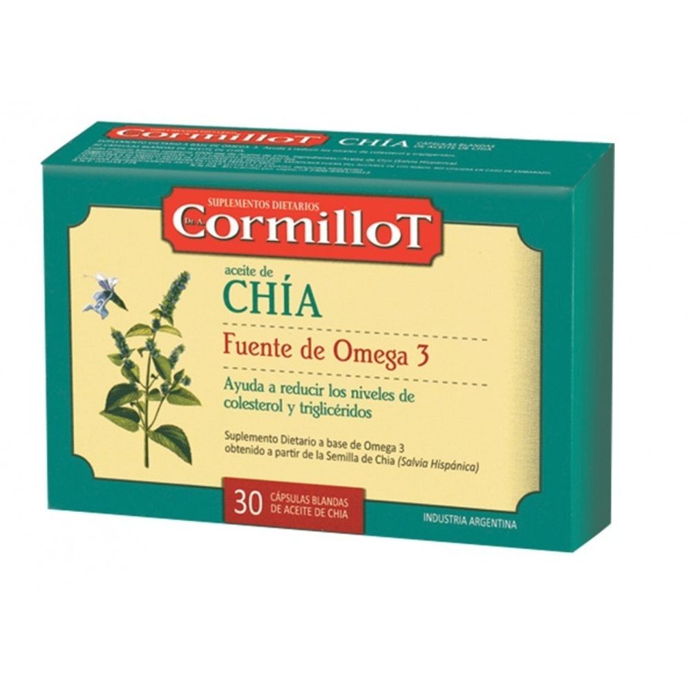 Cormillot en Farmaplus: Cormillot Aceite De Ch\u00eda Omega 3 ...