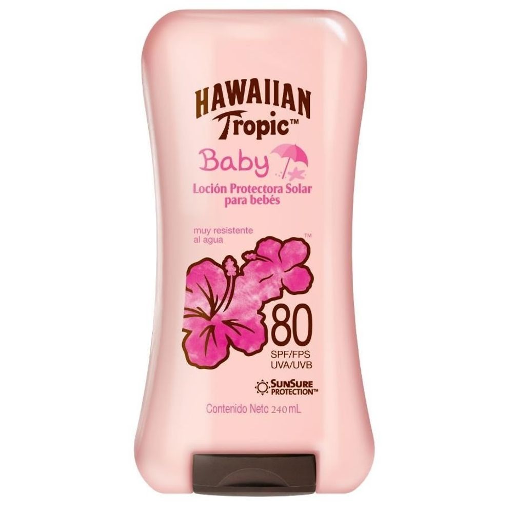 Hawaiian Tropic en Pedidosfarma: Hawaiian Tropic Baby Spf 80 X 240ml