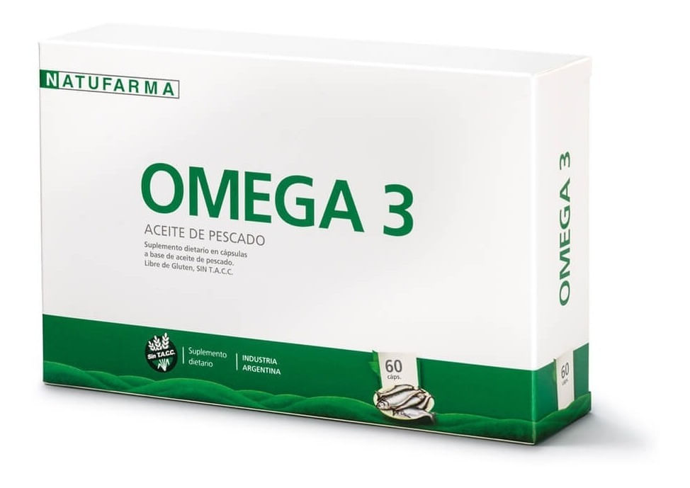 Natufarma Omega 3 Aceite de Pescado x 60 Cápsulas