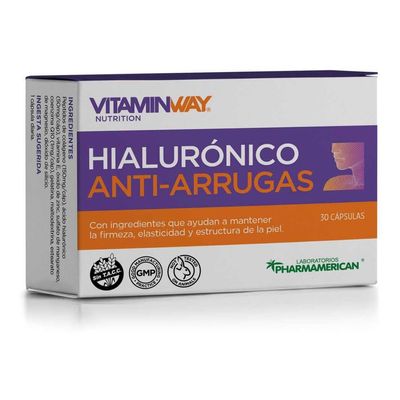 Vitaminway-Hialuronico-Anti-arrugas--30-Capsulas-Blister-en-Pedidosfarma