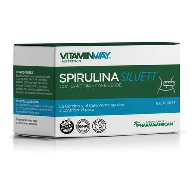 Vitaminway-Spirulina-Siluett-60-Capsulas-Blister-en-Pedidosfarma