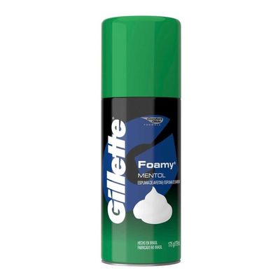 Gillette-Espuma-De-Afeitar-Foamy-Mentol-175gr-en-Pedidosfarma