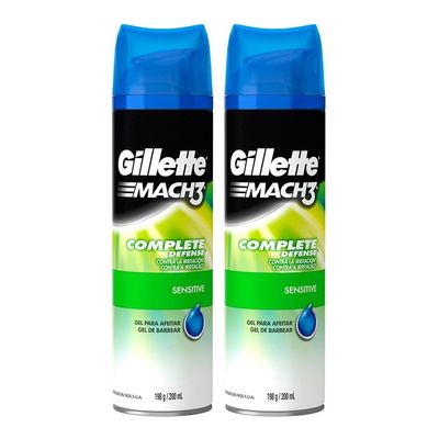 Gillette-Gel-De-Afeitar-Mach-3-Sensitive-400-Ml-Pack-X-2uds-en-Pedidosfarma