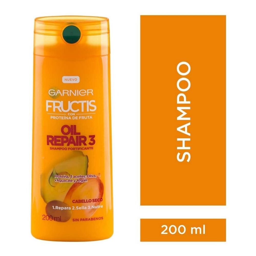 Garnier Fructis Shampoo Oil Repair 3 200 Ml pedidosfarma