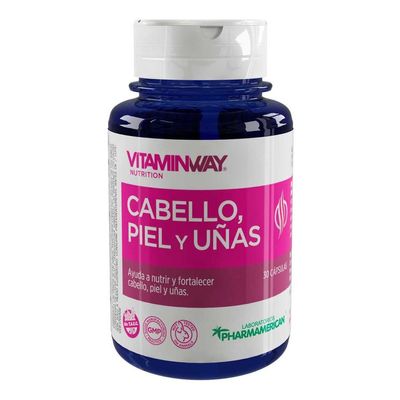 Vitaminway-Cabello-Piel-Y-Uñas--30-Capsulas-Frasco-en-Pedidosfarma