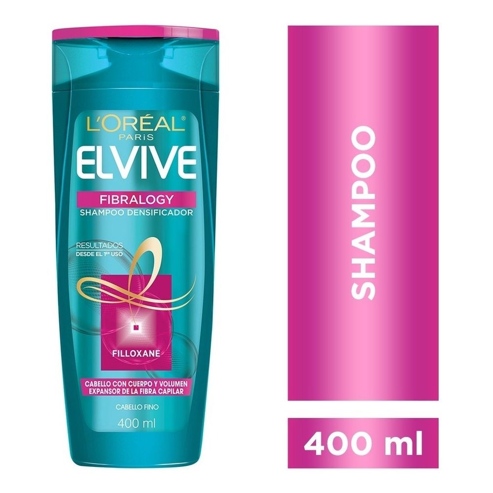 Elvive Loreal Shampoo Fibralogy 400ml pedidosfarma