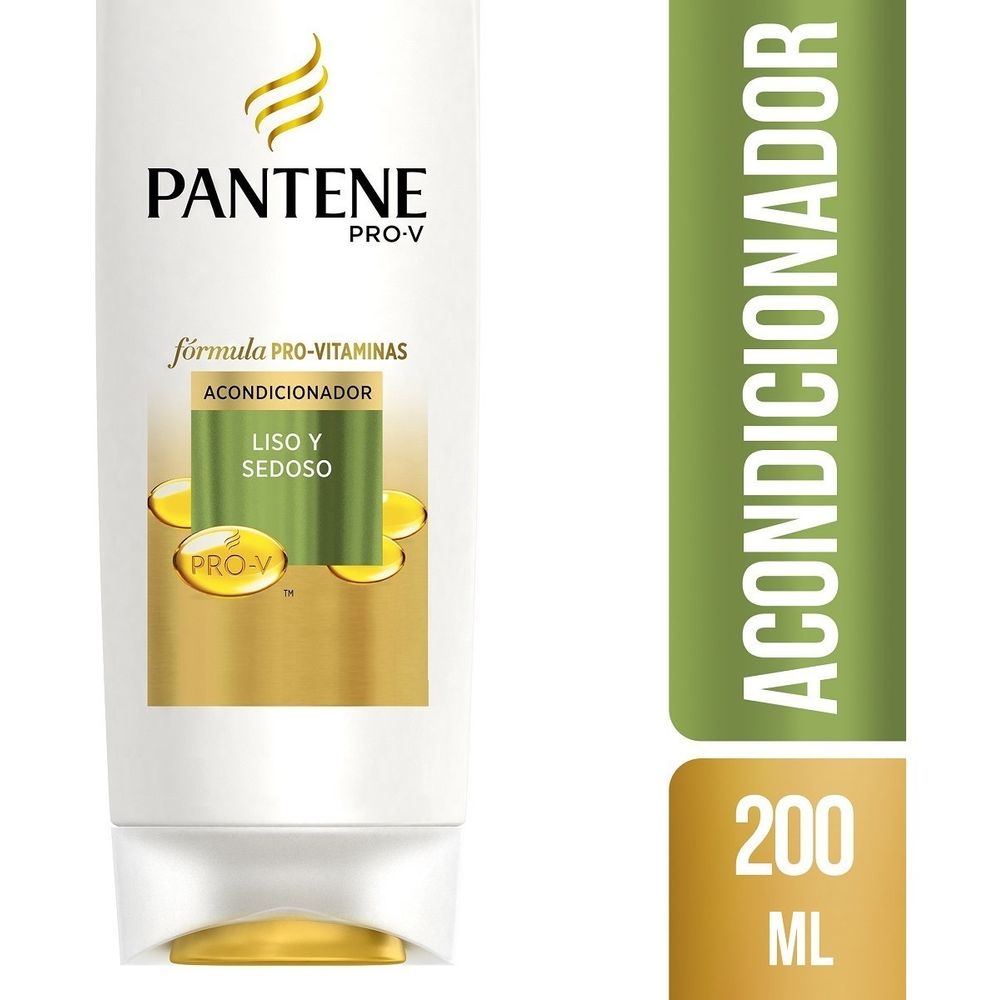 Pantene Prov Liso Y Sedoso Acondicionador X 200 Ml