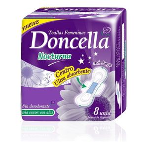 Doncella-Toallas-Femeninas-Nocturna-Con-Alas-Largas-8-U-en-Pedidosfarma