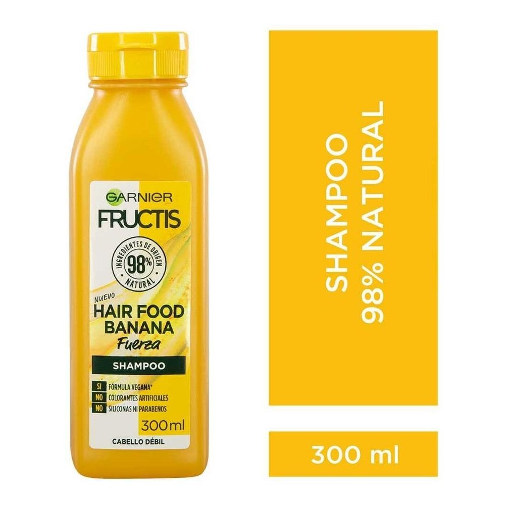 Garnier Fructis Shampoo Hair Food Aloe Banana 300 Ml