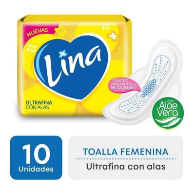 Lina-Ultra-Fina-Toalla-Femenina-Con-Alas-10-Unidades-en-Pedidosfarma