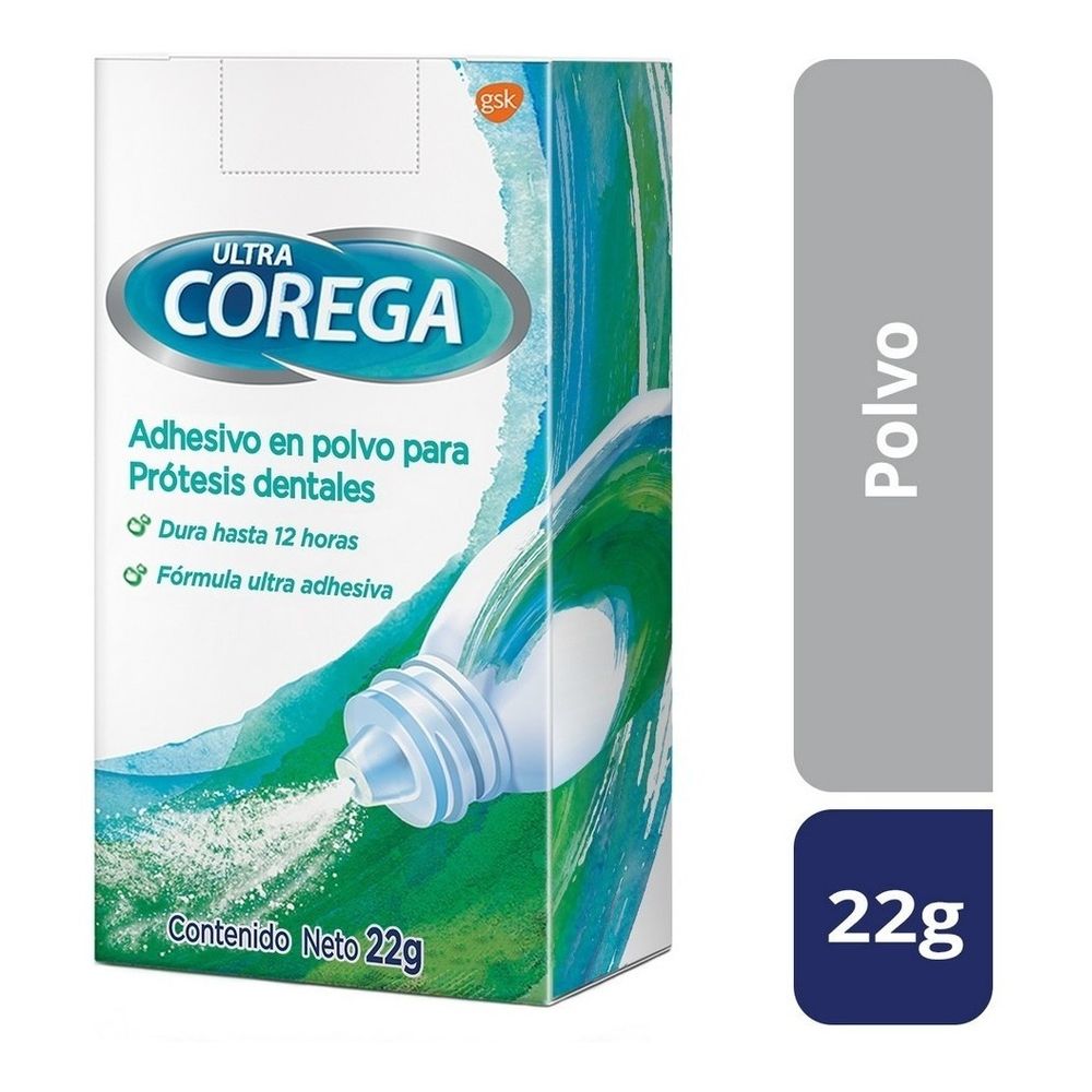 Ultra Corega Polvo Adhesivo Para Protesis Dental 22 Gramos - pedidosfarma