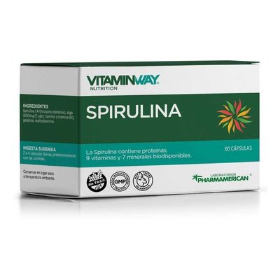 Vitaminway-Spirulina-Estuche-60-Capsulas-en-Pedidosfarma