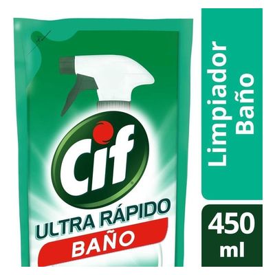 Cif-Limpiador-Liquido-Ultra-Rapido-Baño-Doypack-X-450-Ml-en-Pedidosfarma