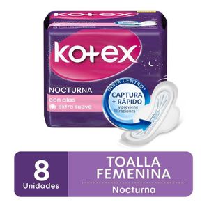 Kotex-Nocturna-Toallas-Femeninas-Con-Alas-8-Unidades-en-Pedidosfarma