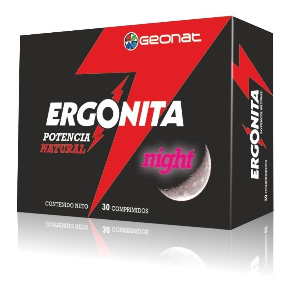 Geonat Ergonita Night Potencia Natural 30 Comprimidos - pedidosfarma