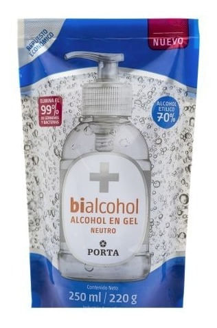 Bialcohol Alcohol En Gel Doy Pack 250ml