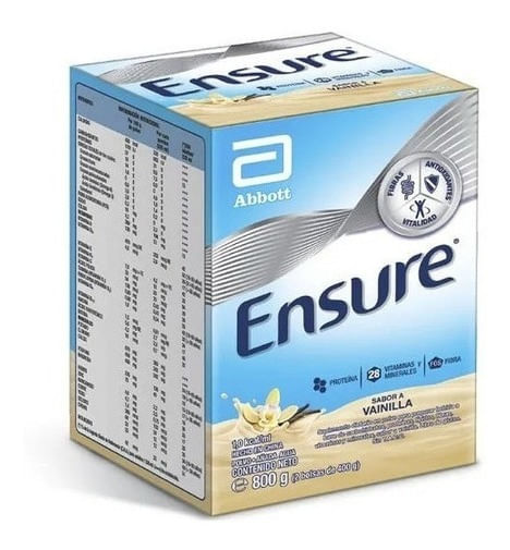 Ensure Suplemento Nutricional Polvo Vainilla Caja x 800g