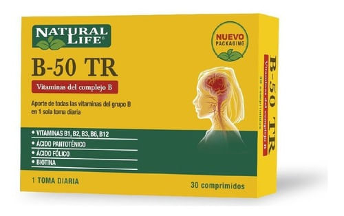 Natural Life B-50 Complex Complejo B x 30 Comprimidos