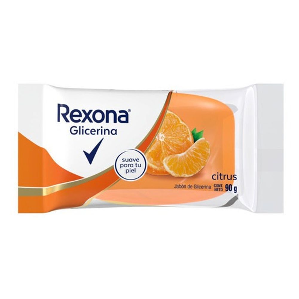 Rexona Citrus Glicerina Jabón En Barra 90 G En Farmaplus Pedidosfarma 1923