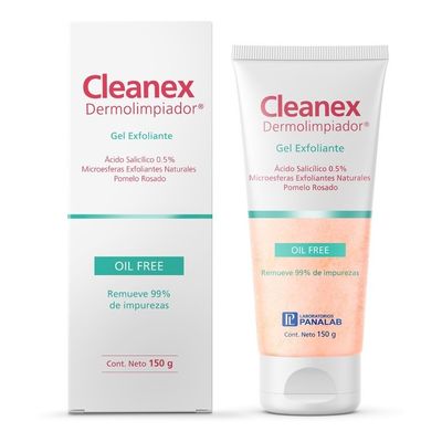 Cleanex-Dermolimpieador-Gel-Exfoliante-Facial-X-150-G-en-FarmaPlus