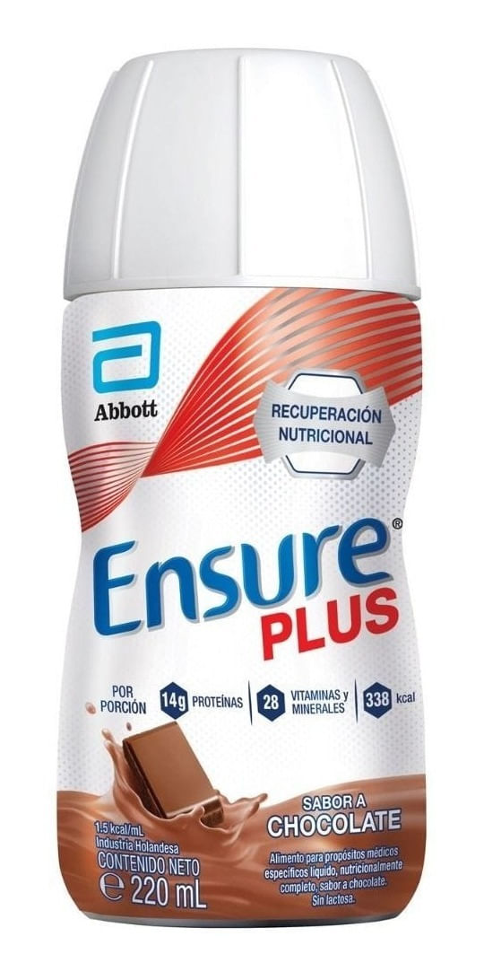 Ensure Plus Líquido Sabor Chocolate 220ml x 1 Unidad