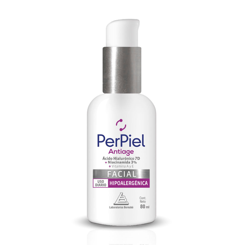 Emulsión Facial Antiage Perpiel Ácido Hialurónico 80ml