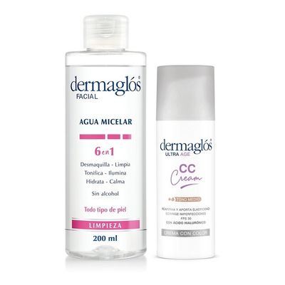 Dermaglos-Kit-Agua-Micelar-200-Ml---Cc-Cream-Tono-Medio-50g-en-FarmaPlus
