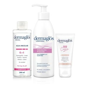 Kit-Dermaglos-Agua-Micelar---Emulsion-Corporal---Bb-Cream-en-FarmaPlus