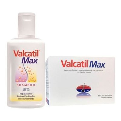 Combo-Valcatil-Max-120-Caps---Valcatil-Max-Shampoo-300ml-Panalab-en-FarmaPlus