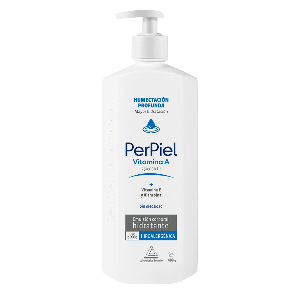 Emulsión Hidratante Perpiel con Vitamina A y E 400ml