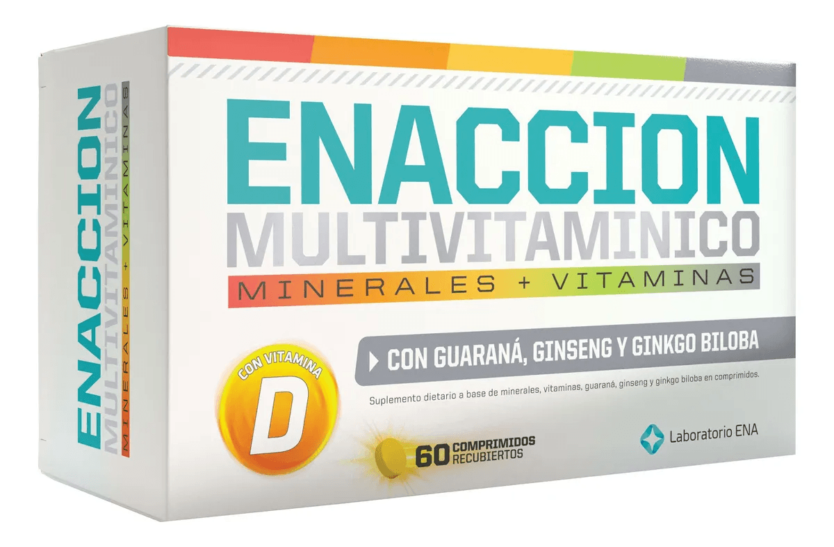 Enacción Multivitamínico Ena X 60 Comprimidos