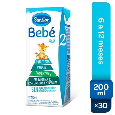 SancorBebe-Leche-Infantil-Liquida-Etapa-2-Pack-30u-de-200-ml