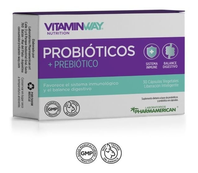Vitamin Way Probióticos y Prebiótico x 30 Cápsulas