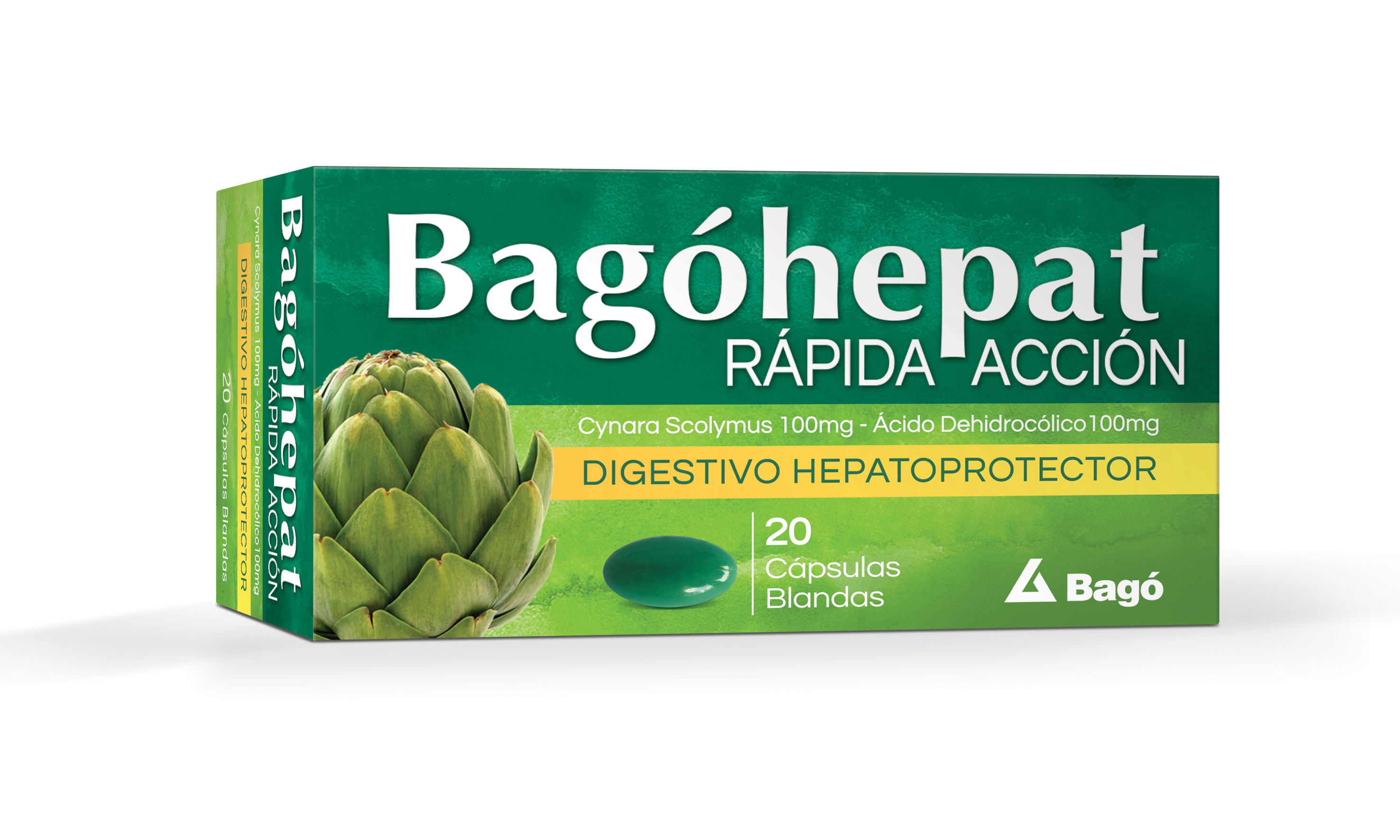 Bagohepat Capsulas Blandas x20