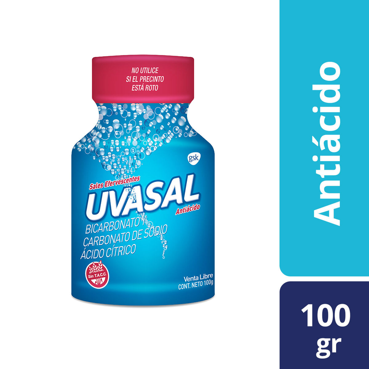 Uvasal Frasco Sales Esfervescentes 100 gr
