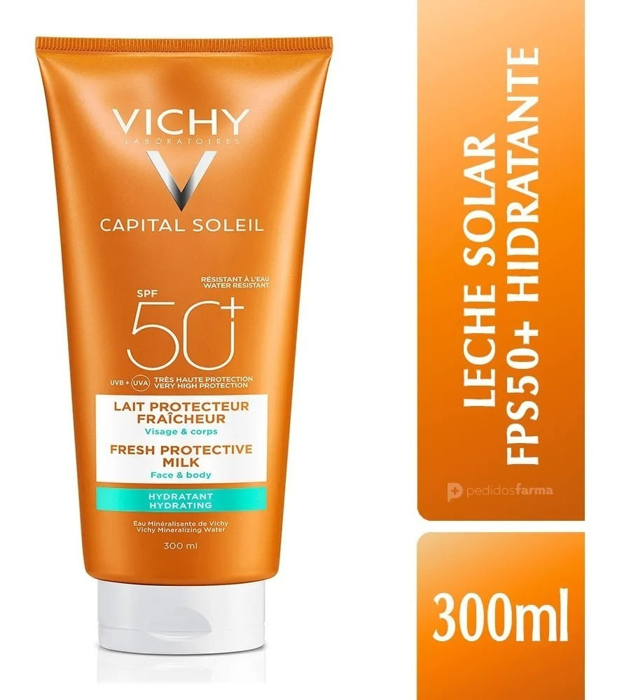 Protector Solar Vichy Idéal Soleil Hidratante FPS 50+ x 300 ml