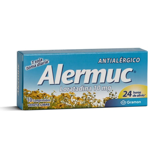 Alermuc Loratadina x10 comprimidos