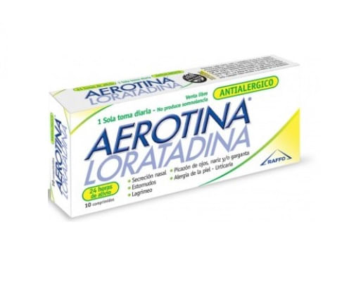 Aerotina Loratadina x10 comprimidos