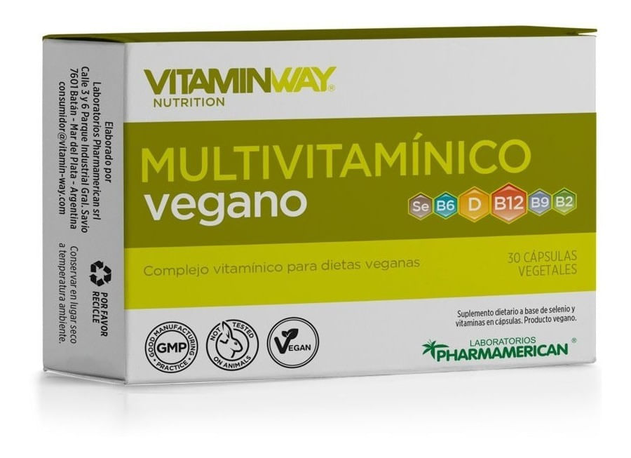 VitaminWay Multivitamínico Vegano x 30 Cápsulas