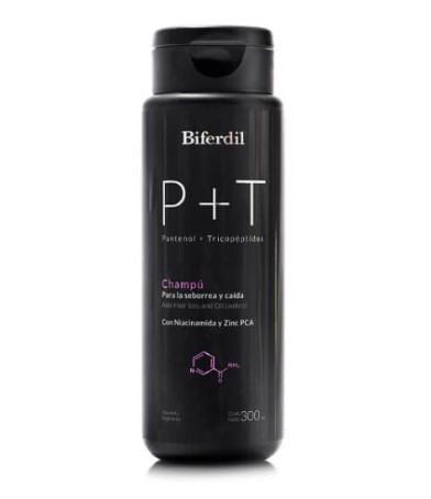 Biferdil P+t Shampoo Seborrea Y Caida Con Zinc 300ml