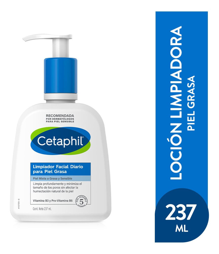 Loción Limpiadora Piel Grasa Cetaphil 237ml