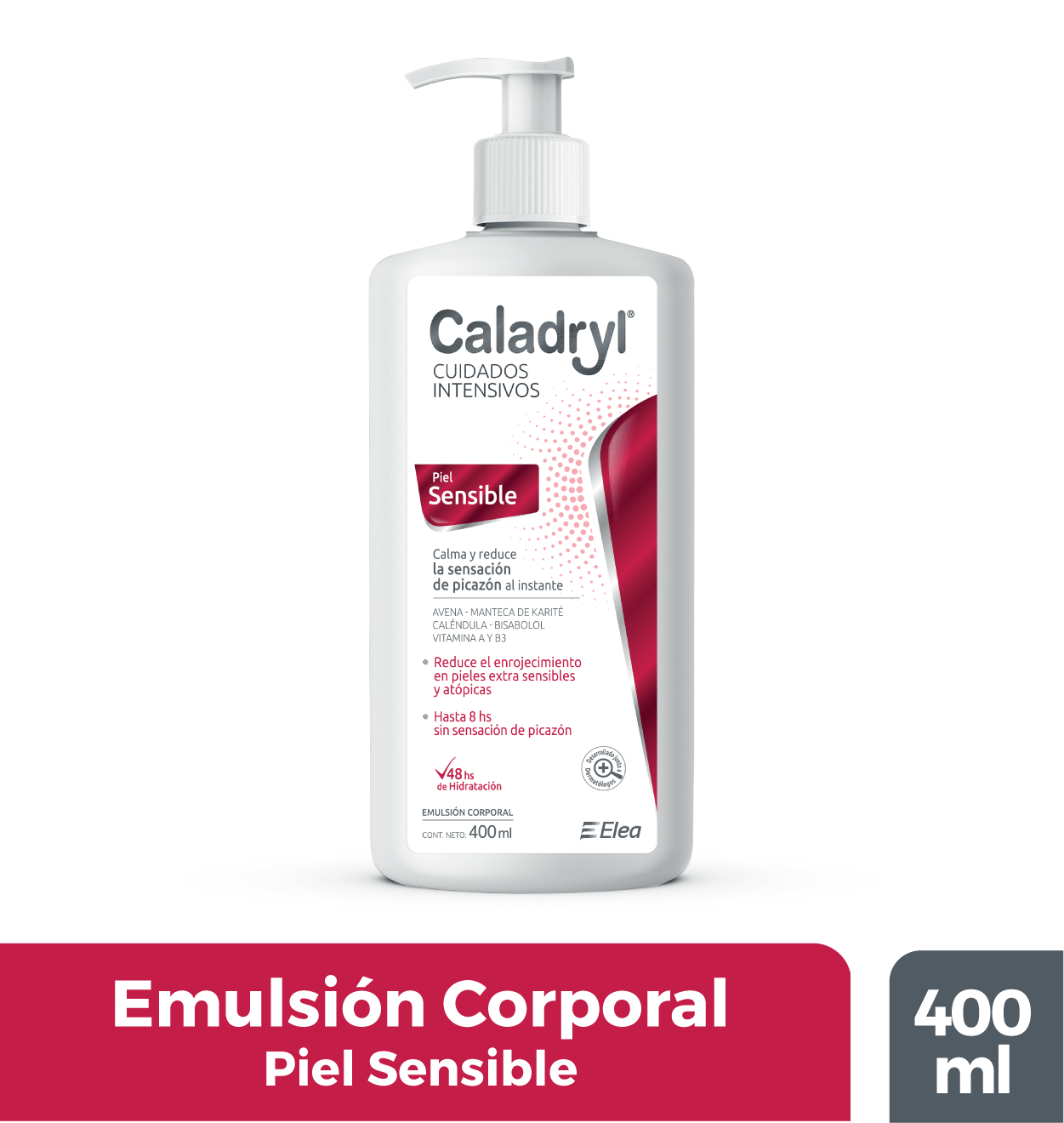 Caladryl Cuidados Intensivos Piel Sensible Emulsión 400ml