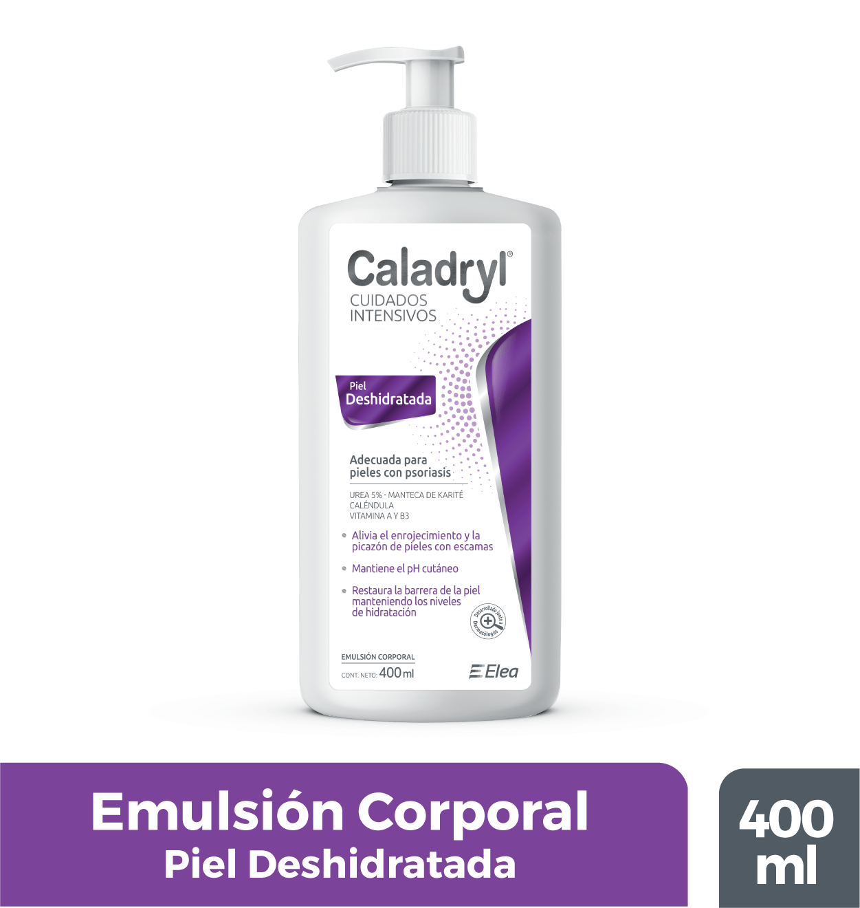 Caladryl Cuidados Intensivos para piel deshidratada 400ml