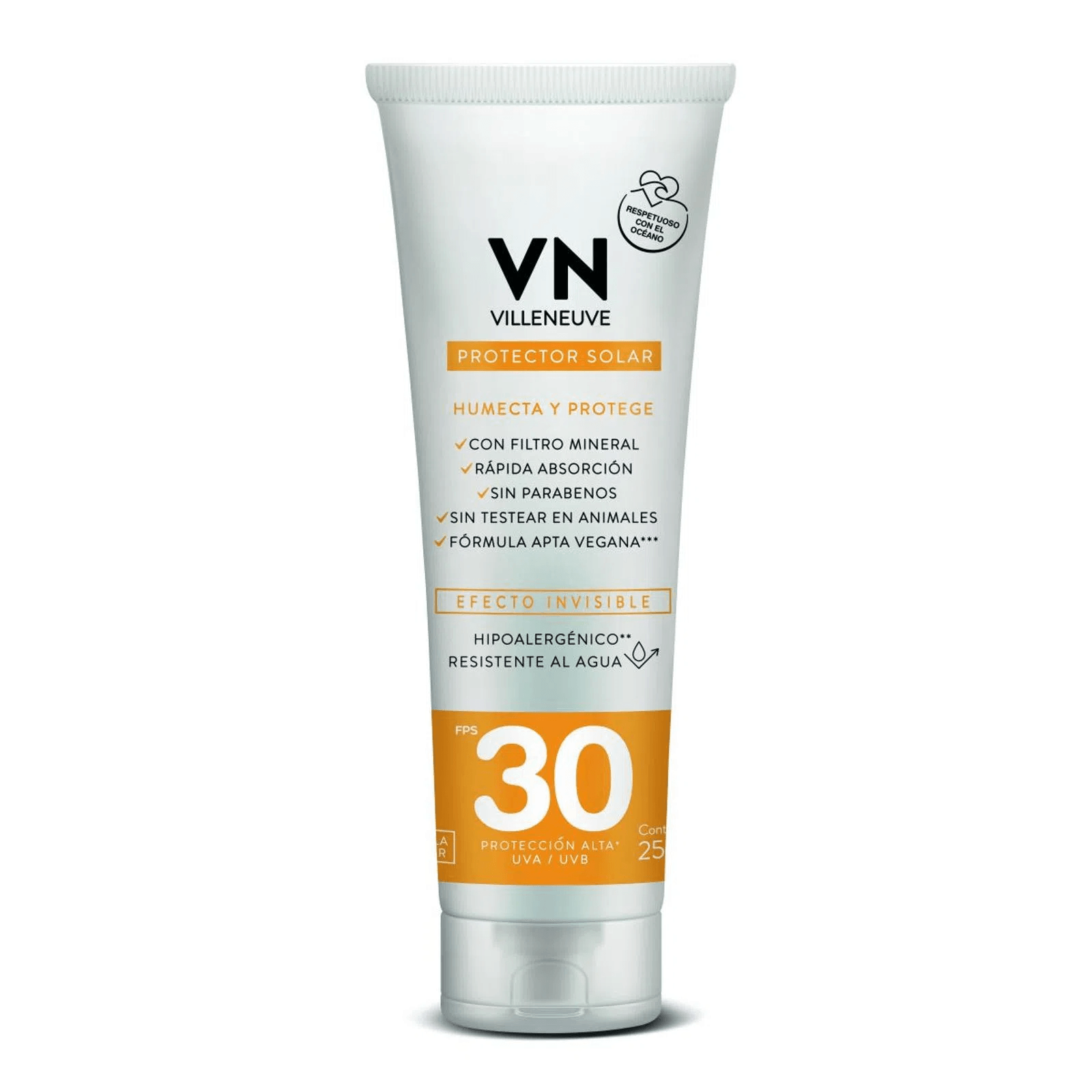 Protector Solar Hidratante Villeneuve FPS30 250ml