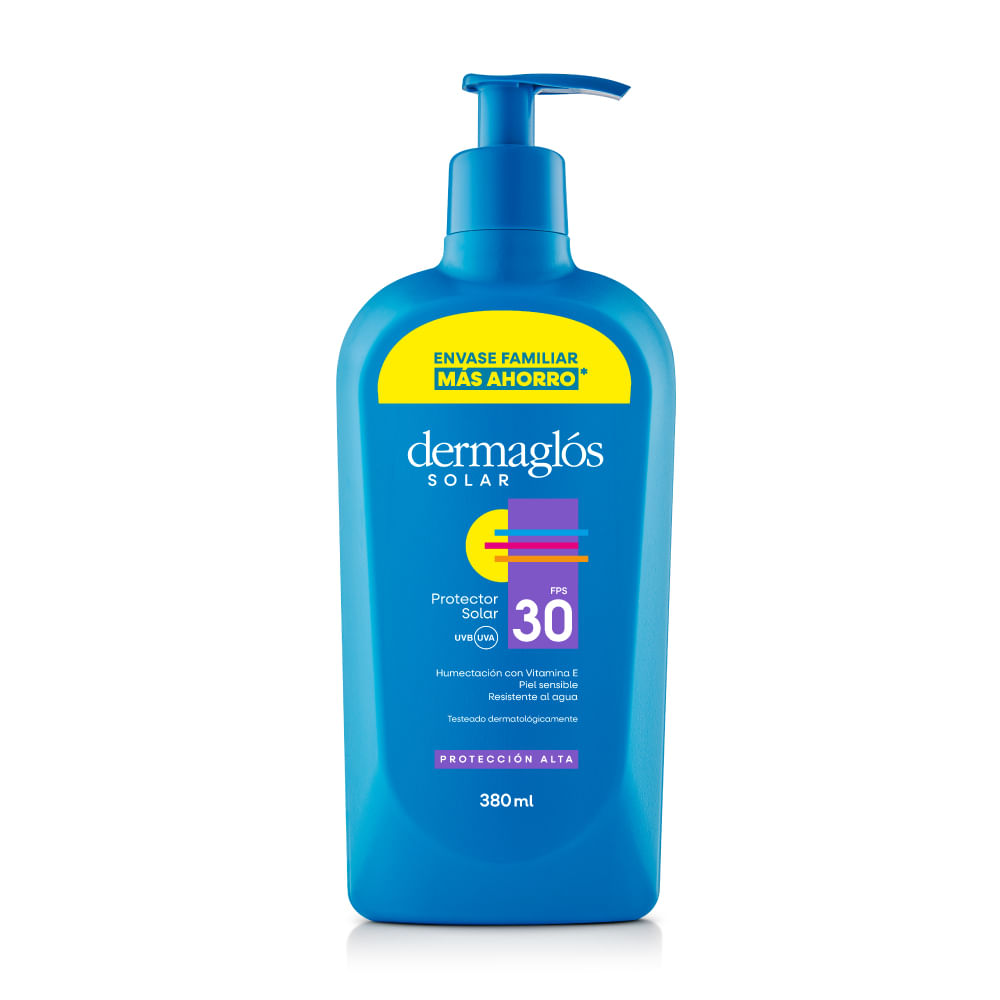 Protector Solar FPS30 Dermaglós Emulsión 380ml