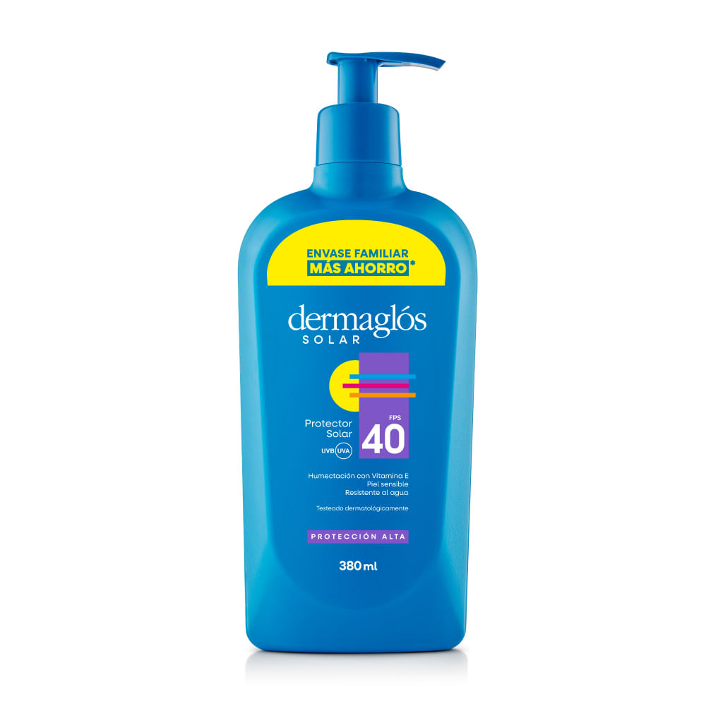 Protector Solar FPS40 Dermaglós Emulsión 380ml